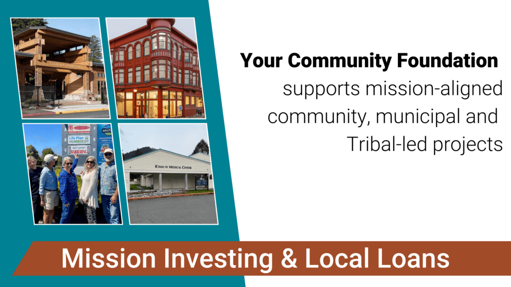 Local Lending Page Header A graphic banner image that says "Your Community Foundation Supports Community, Municipal, and Tribal led projects."