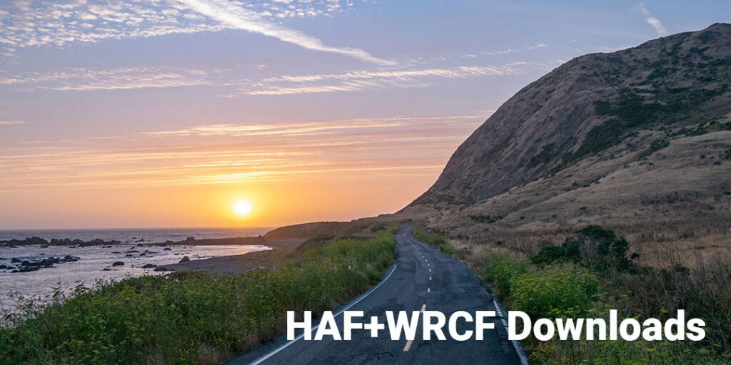 HAF & WRCF Downloads